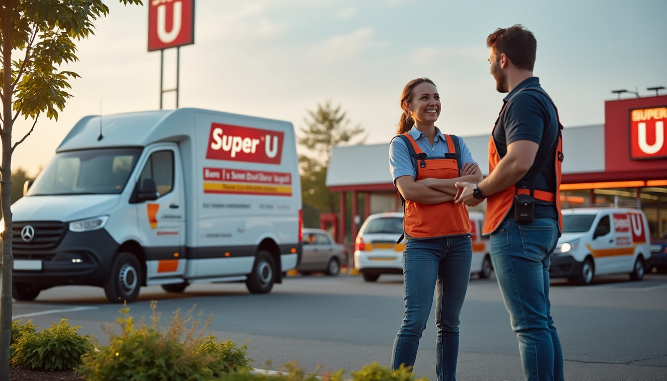 Illustration: Tarifs détaillés de la location du camion benne chez Super U en 2026