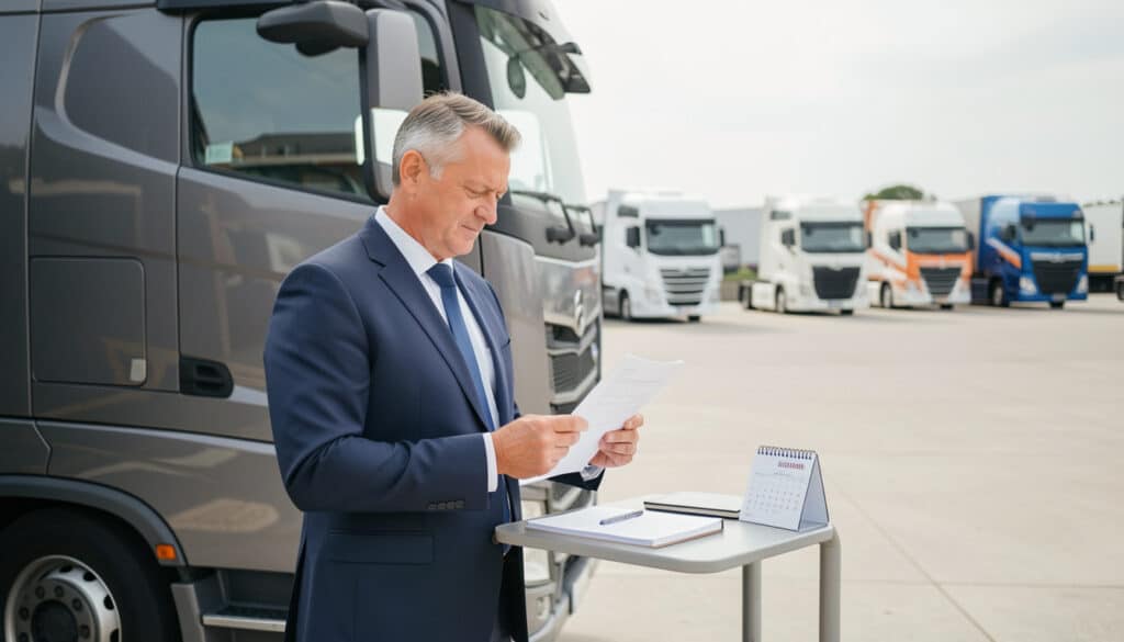 Prolongation du congé de fin d’activité des routiers