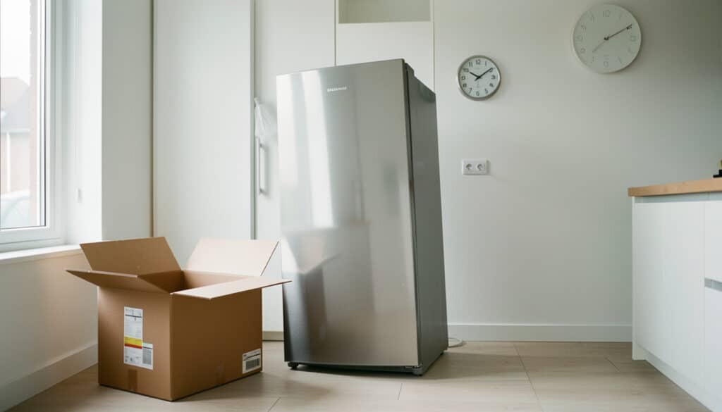 Frigo neuf : combien de temps attendre avant branchement