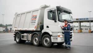 PTAC d’un camion-benne : charge utile, permis et règles