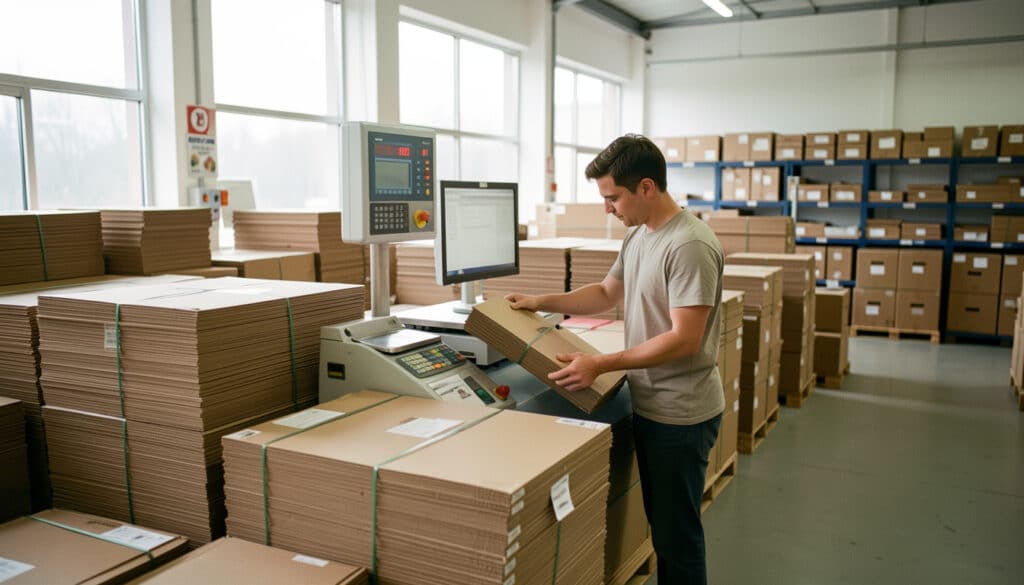 Reprise des cartons de caisse : valeur, tri et prix
