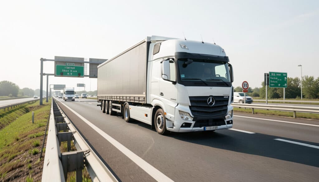 Vitesse des camions sur autoroute : limites et règles