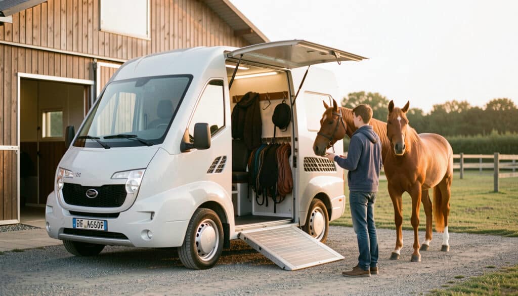 Véhicule léger pour chevaux : permis, budget et choix
