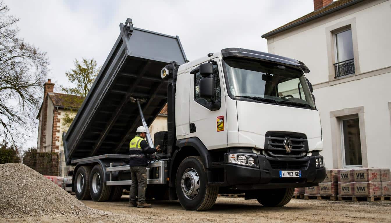 Location d’un camion benne basculant pour vos travaux